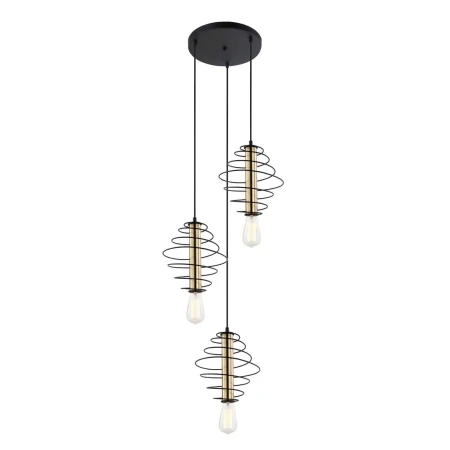 Lampa wisząca nowoczesna Mirren MDM-3932/3 BK+BRO - Italux
